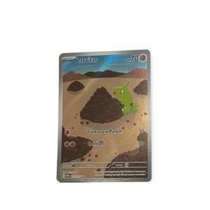 Pokemon Larvitar 203/197 SV03: Obsidian Flames Illustration Rare​​​​